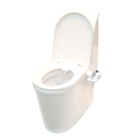 BisBro Deluxe Bidet 2077 - Dusch-WC für Linkshänder mit Kaltwasser