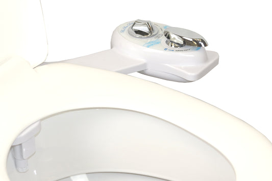 BisBro Deluxe Bidet 2077 - Dusch-WC für Linkshänder mit Kaltwasser