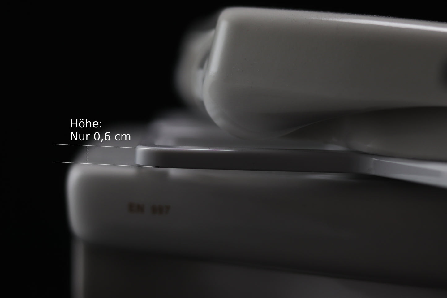 BisBro Deluxe Slim Bidet 2072 - Dusch-WC Ultraflach mit Kaltwasser